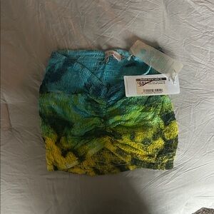 Colorful Tie-Dye Crop Top